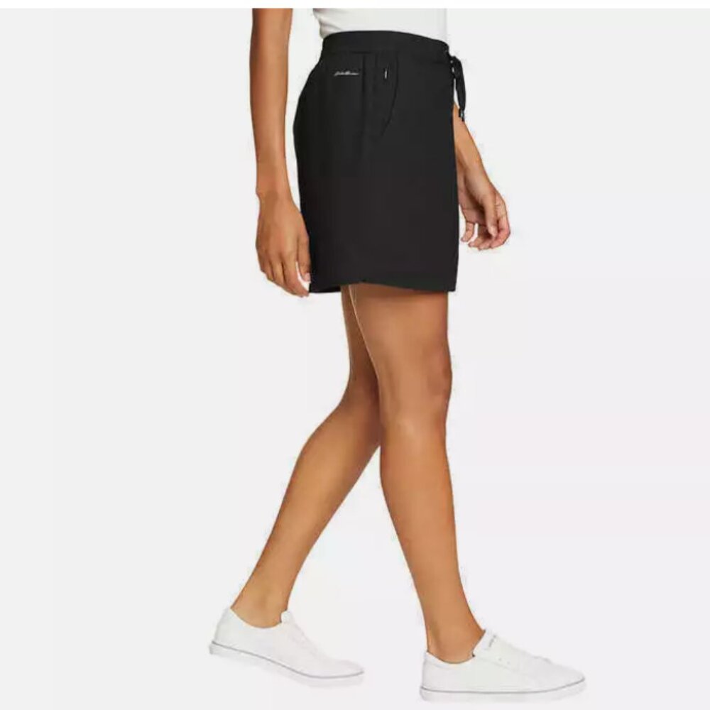 Eddie Bauer Women's Skort Tulip Hem UPF 50+ Sun Protection Black